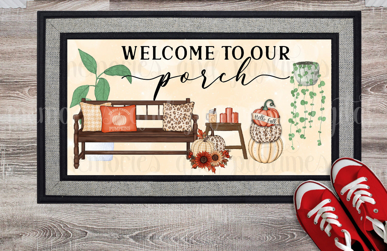 Welcome to Our Porch Doormat