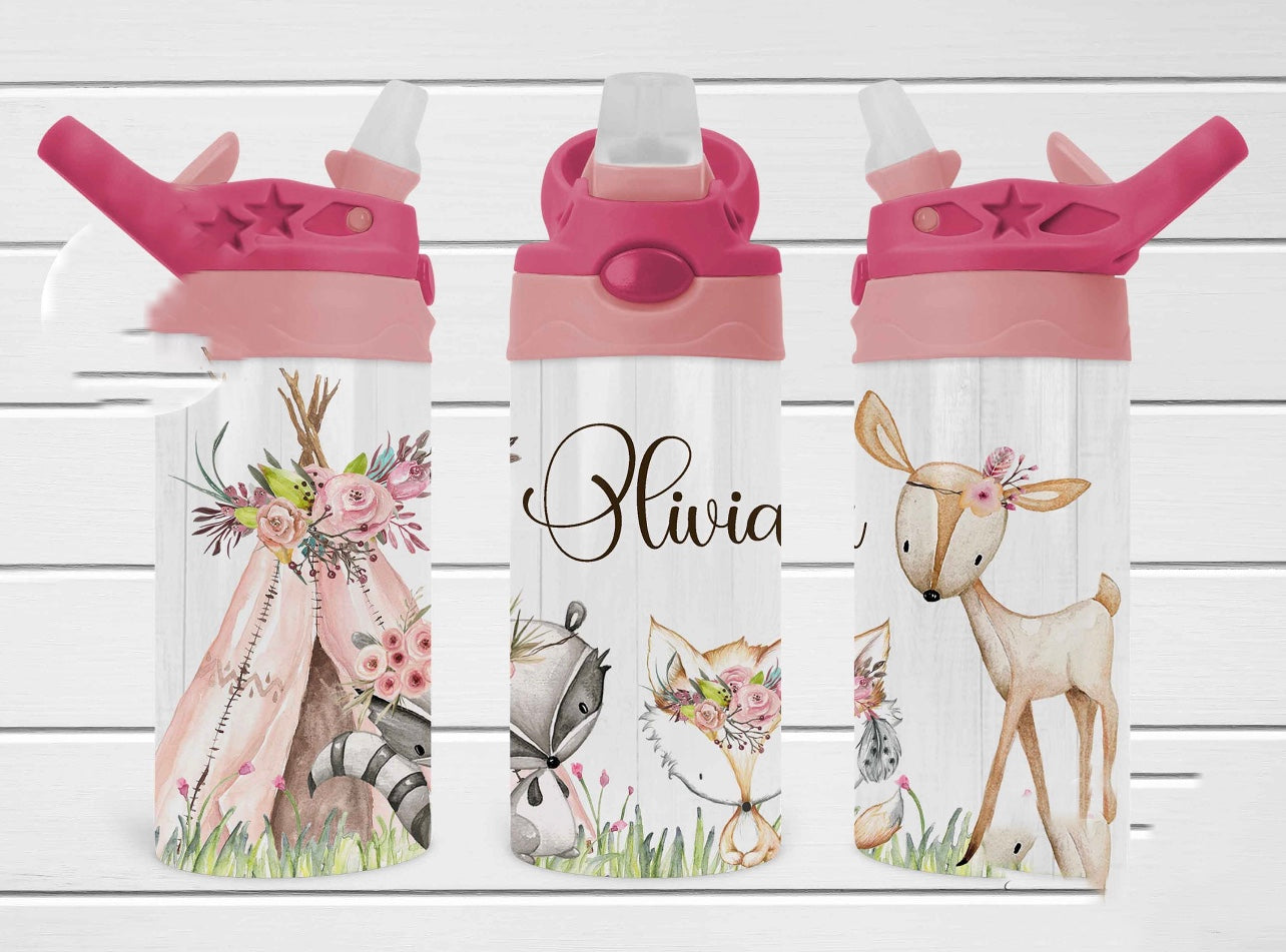 Boho Animal Kids Tumbler