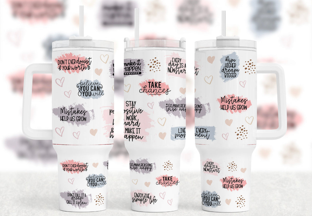 Inspirational 40 oz Tumbler