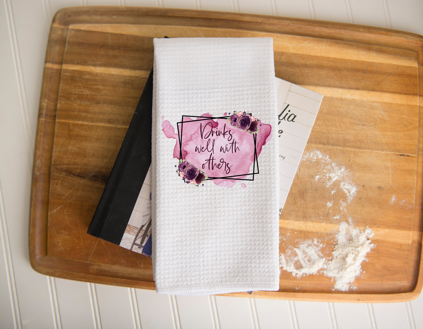Drinks Well with Others Kitchen Towel