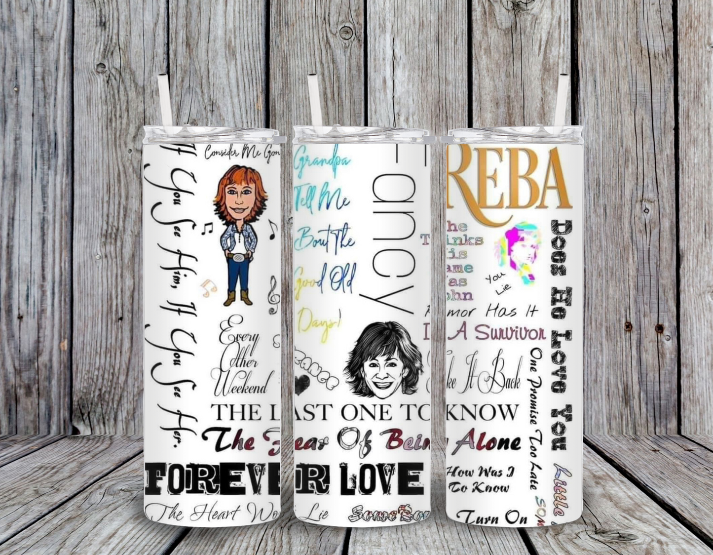 Reba Songs 20 oz Tumbler