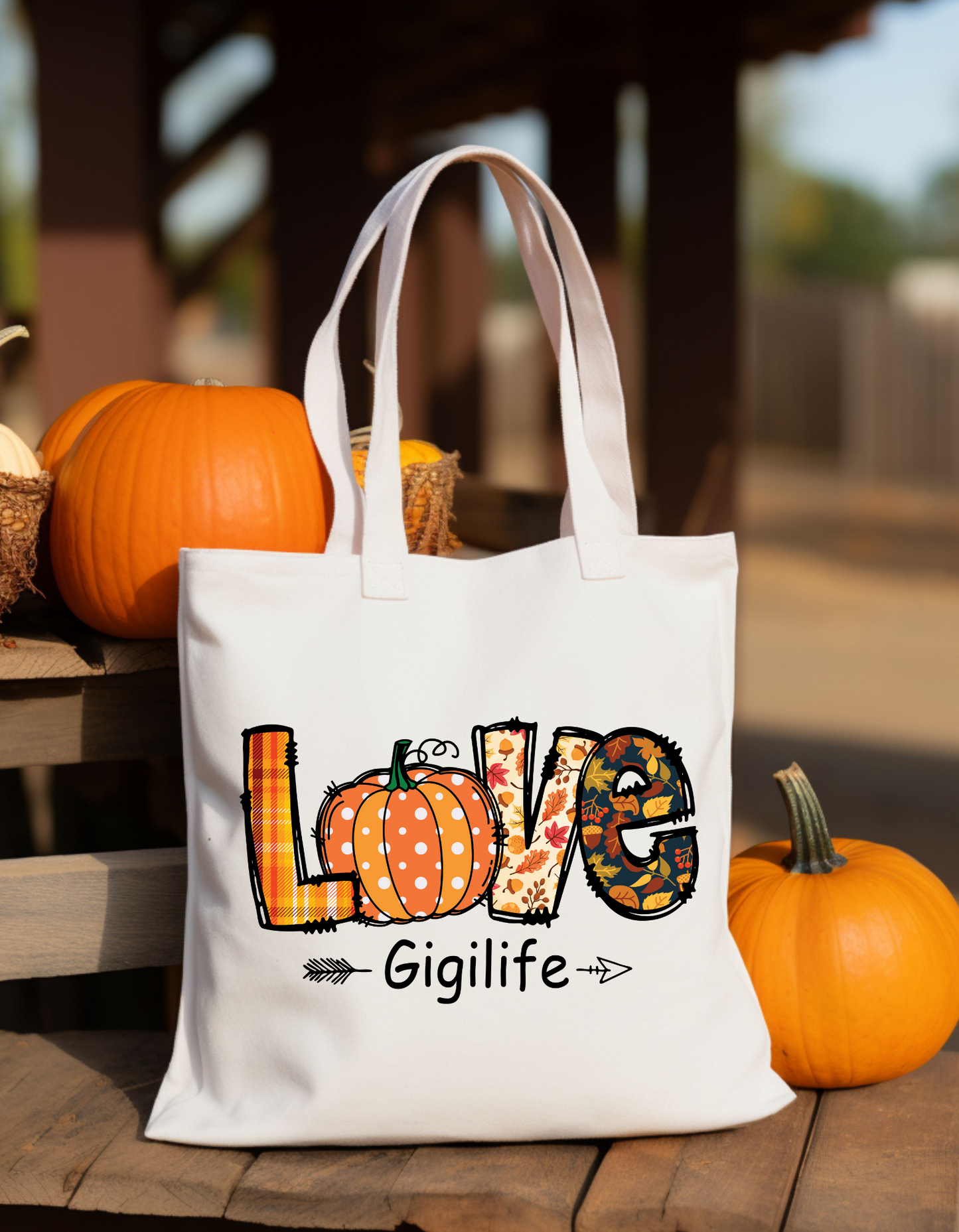 Love Fall Tote Bag