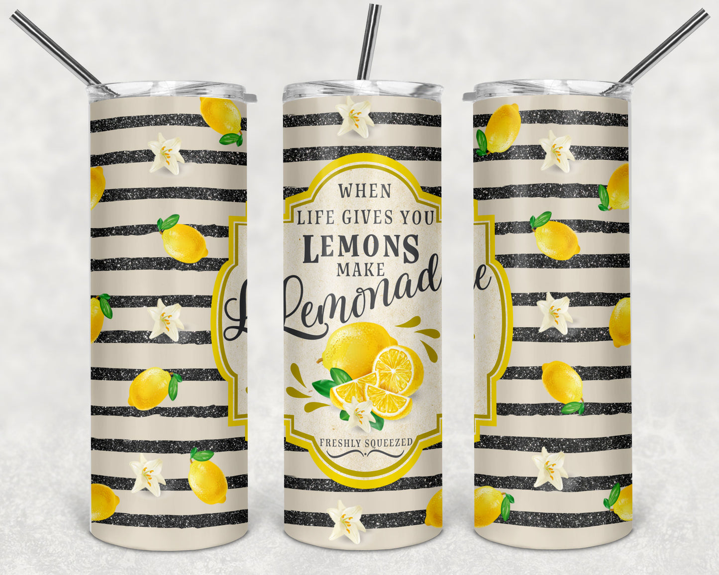 Make Lemonade 20 oz Skinny Tumbler