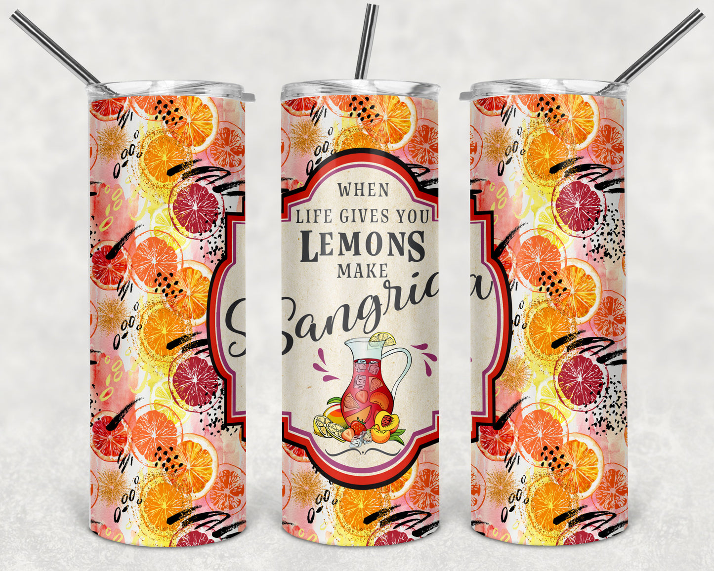 Make Sangrias 20 oz Skinny Tumbler