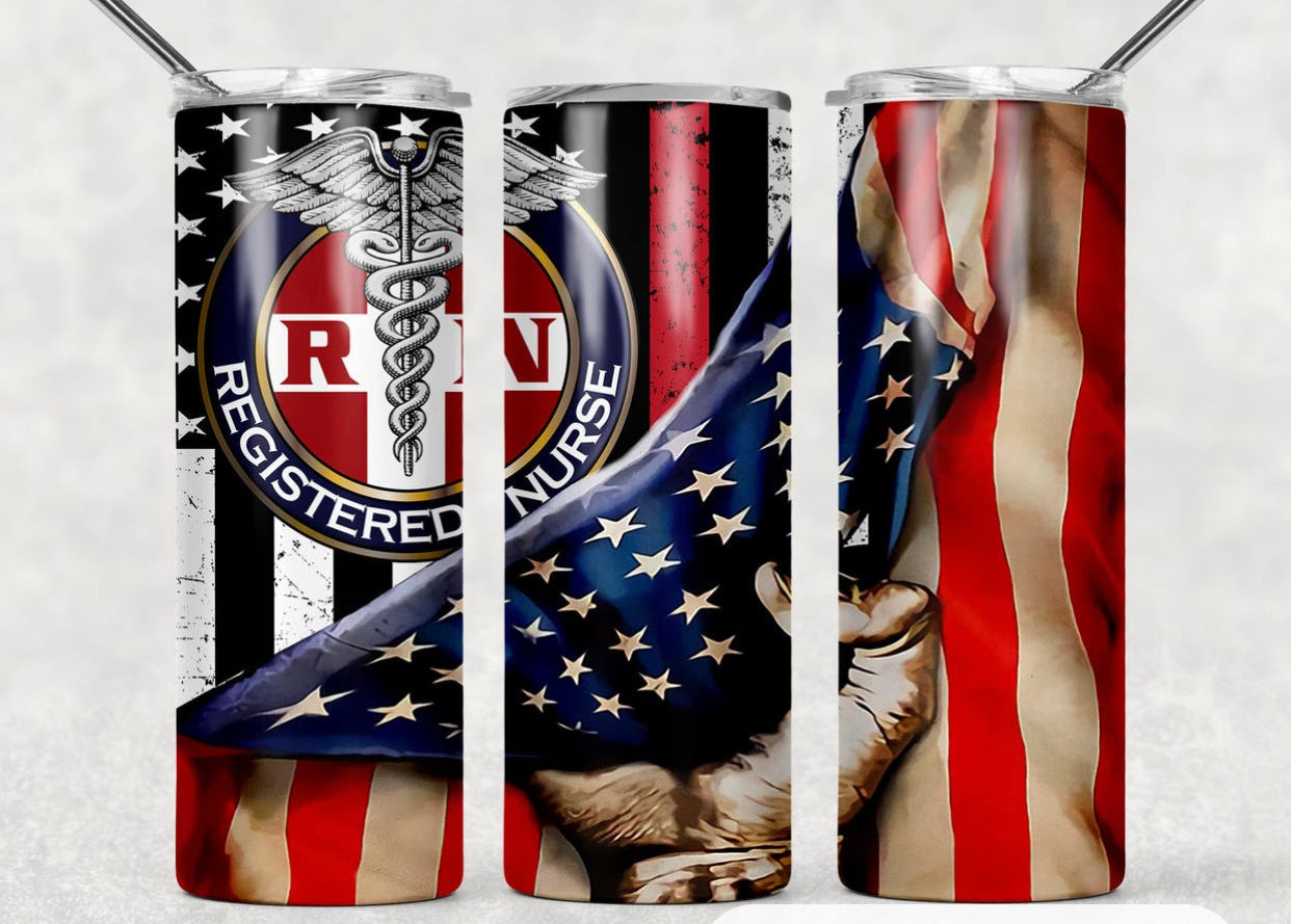 Heroes Hand 20oz Skinny Tumbler