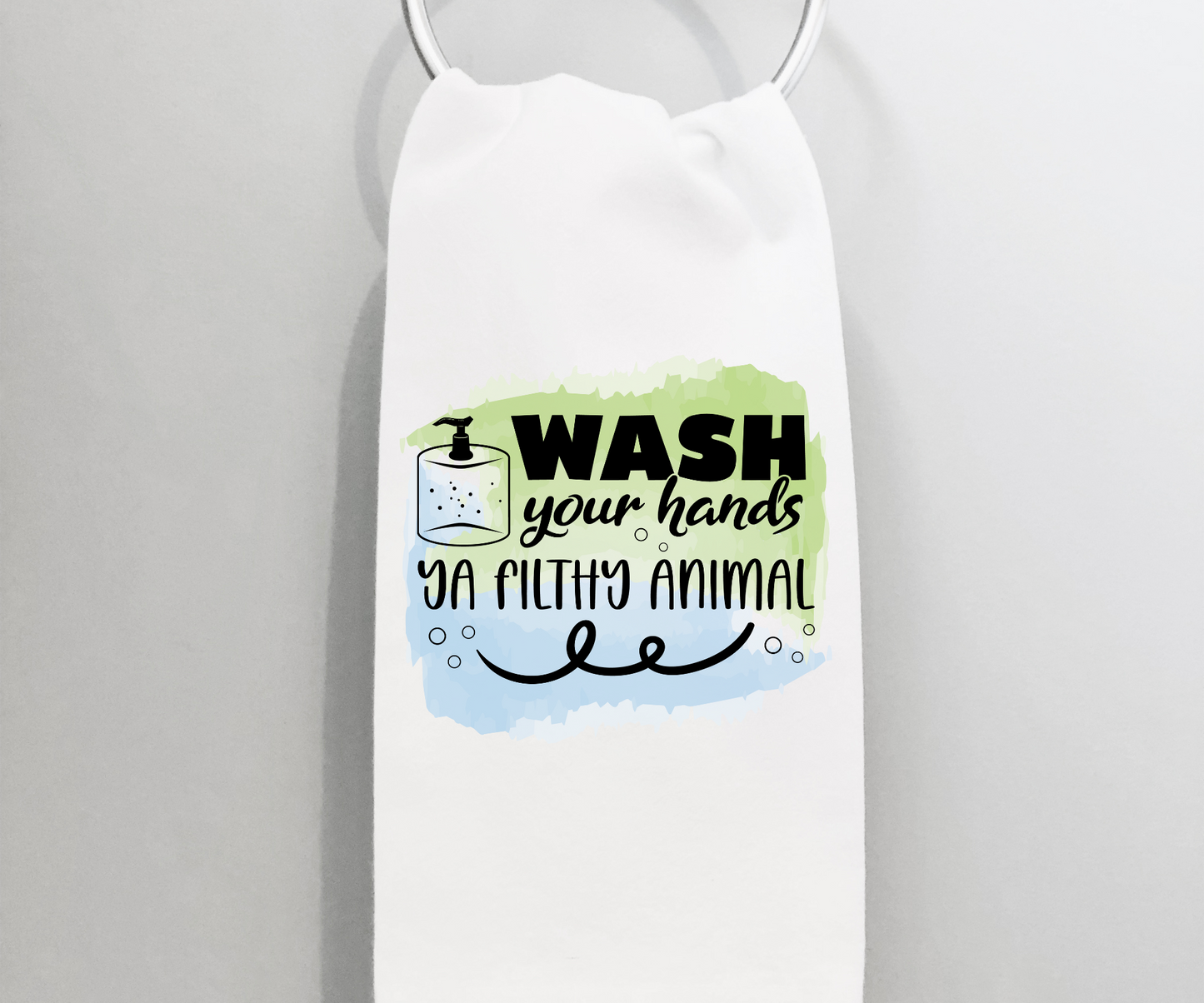 Wash Your Hands Bathroom Towel