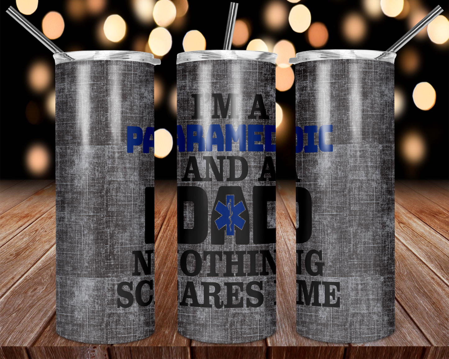 I am a Paramedic ....Nothing Scares Me !! 20 oz Skinny Tumbler