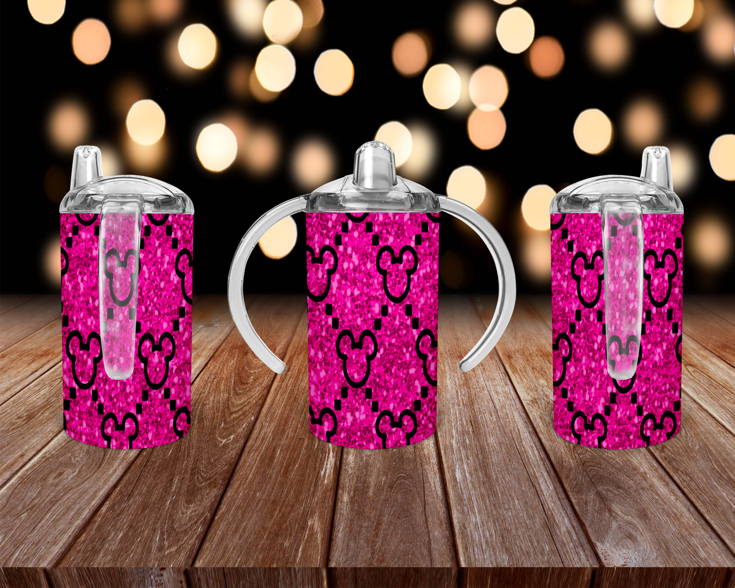 Minnie Pink Print Sippy Cup