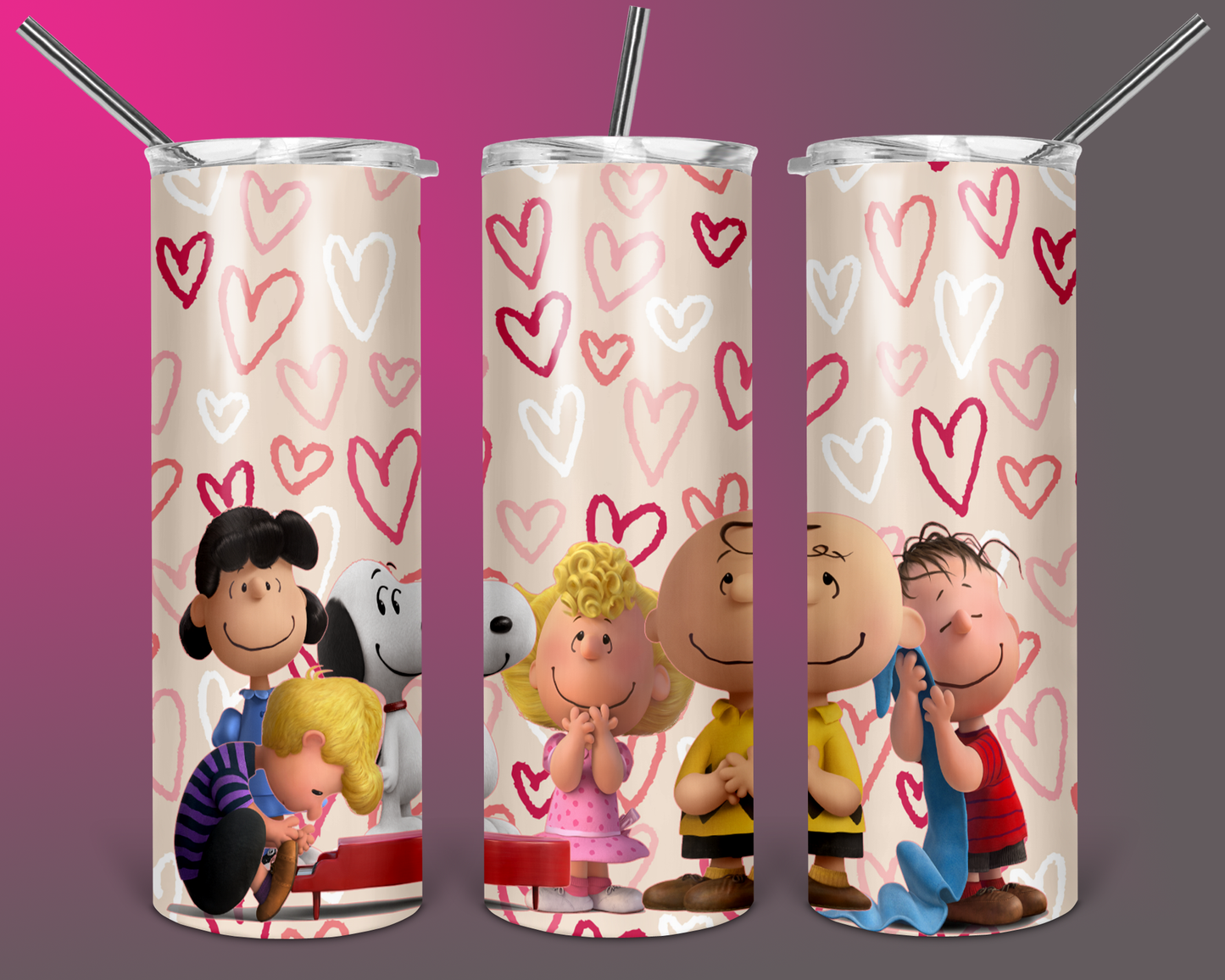 Peanut Love 20 oz Skinny Tumbler