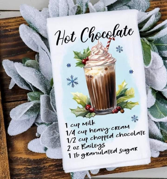 Hot Chocolate Kitchen Towel