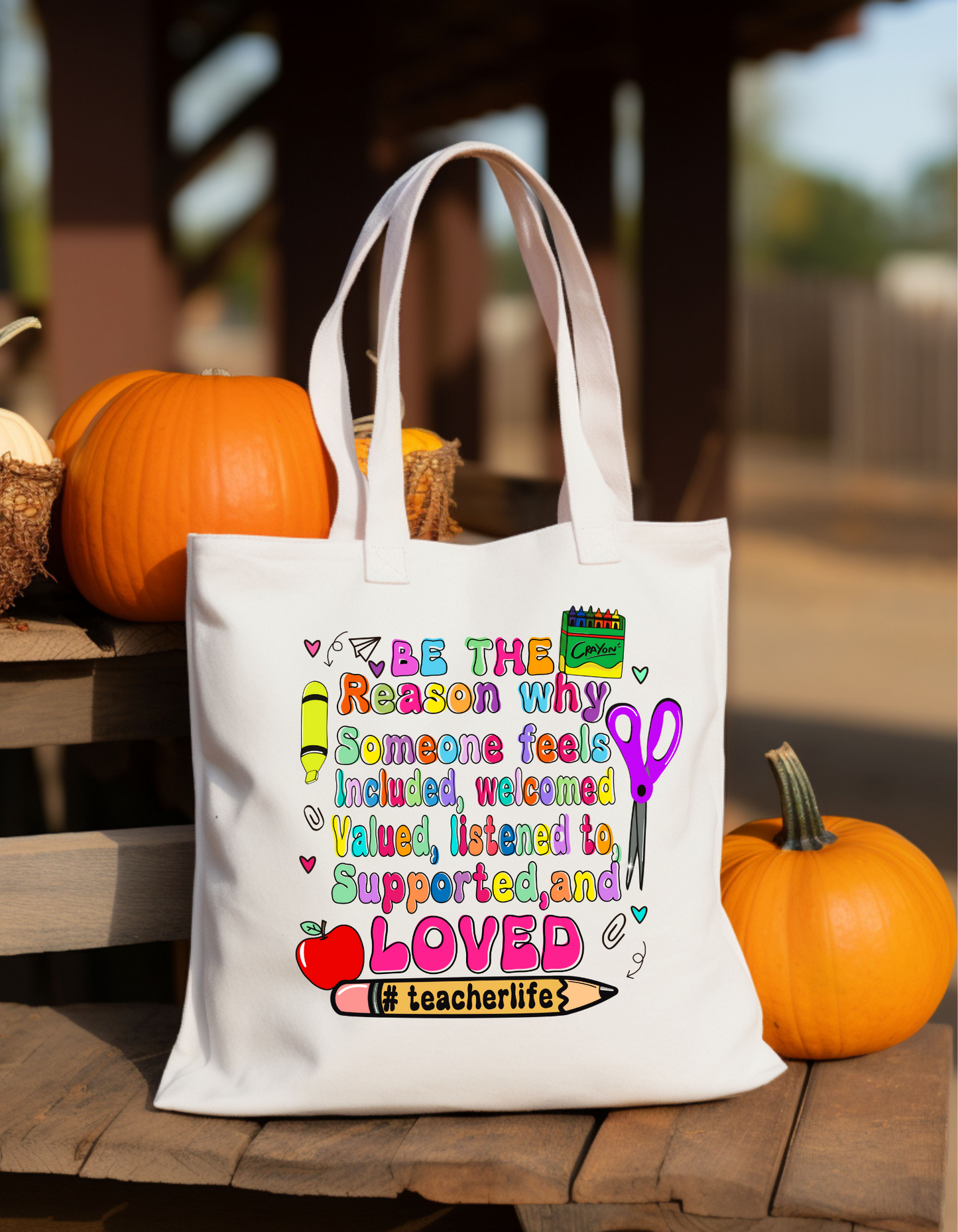 #teacherlife Tote Bag