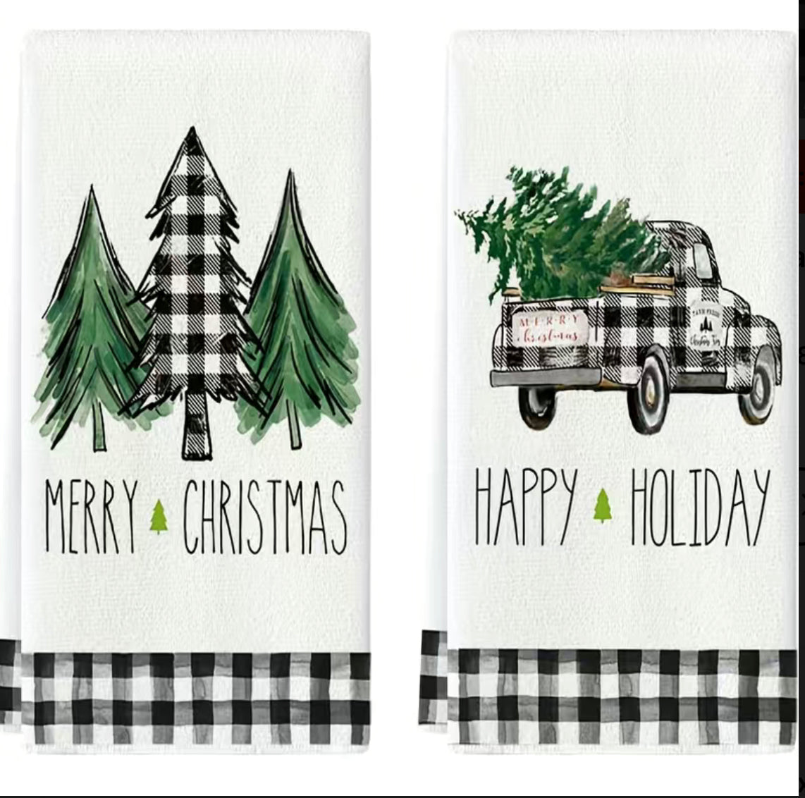 Christmas Kitchen Towels