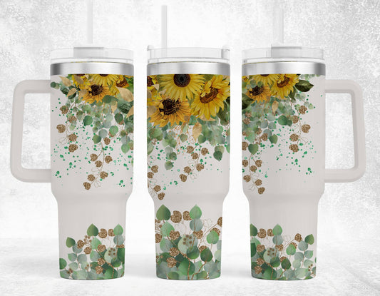 Sunflower 40 oz Tumbler