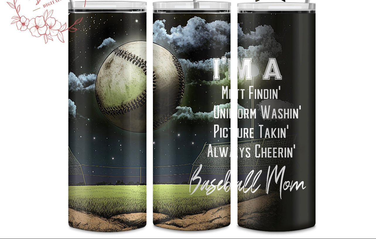 Baseball Mom 20 oz Tumbler