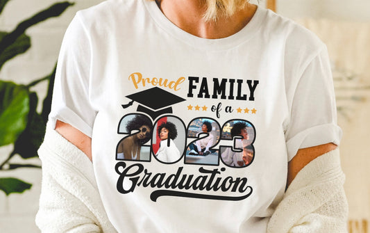 Proud Family Photo 2023 Graduation TShirt