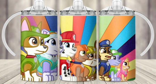 Paw Rainbow Sippy Cup