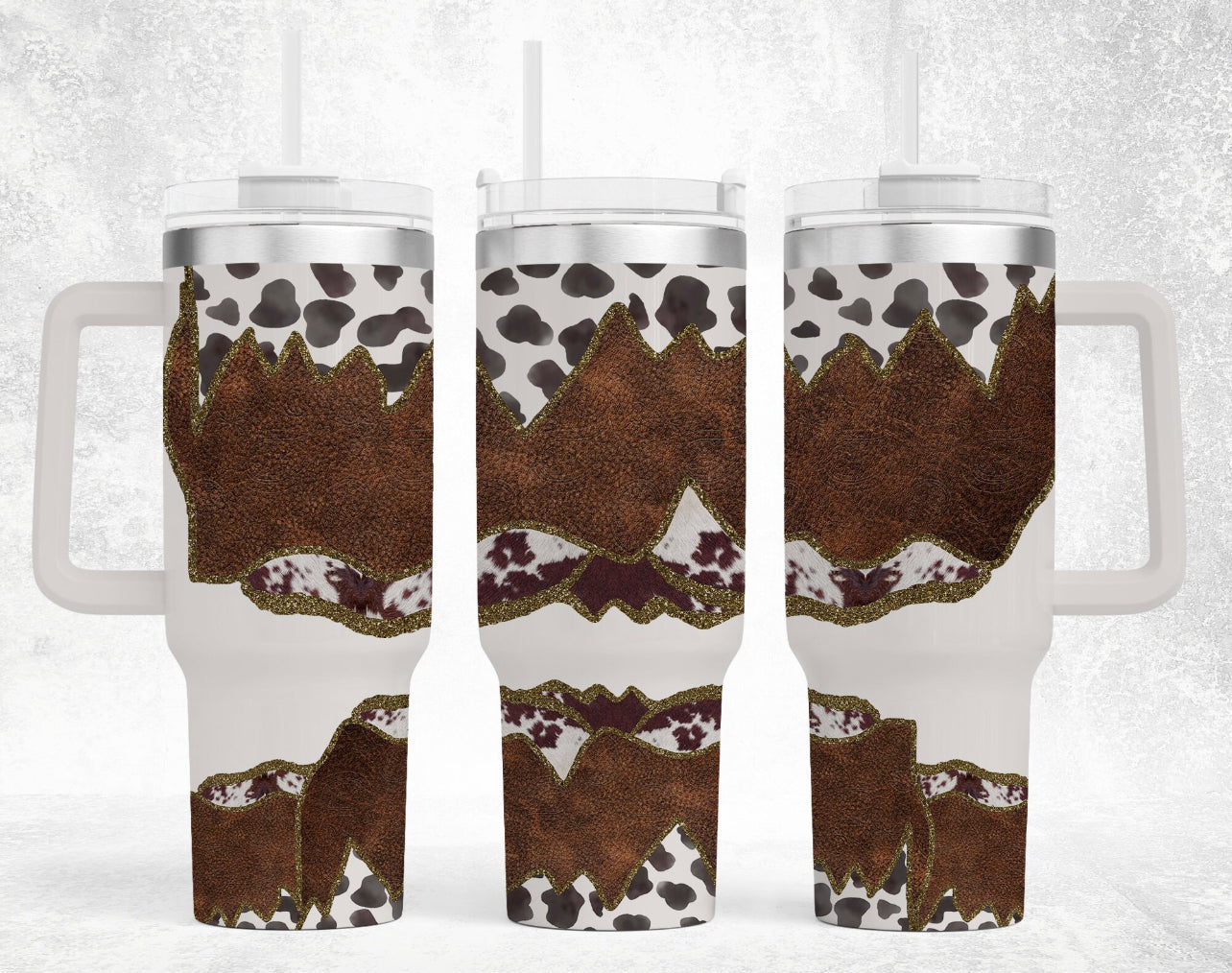 Cow Print 40 oz Tumbler