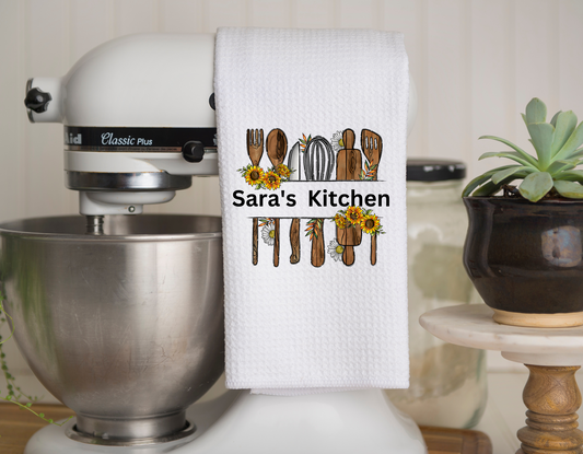 Personalized Kitchen Utensils Kitchen Towel