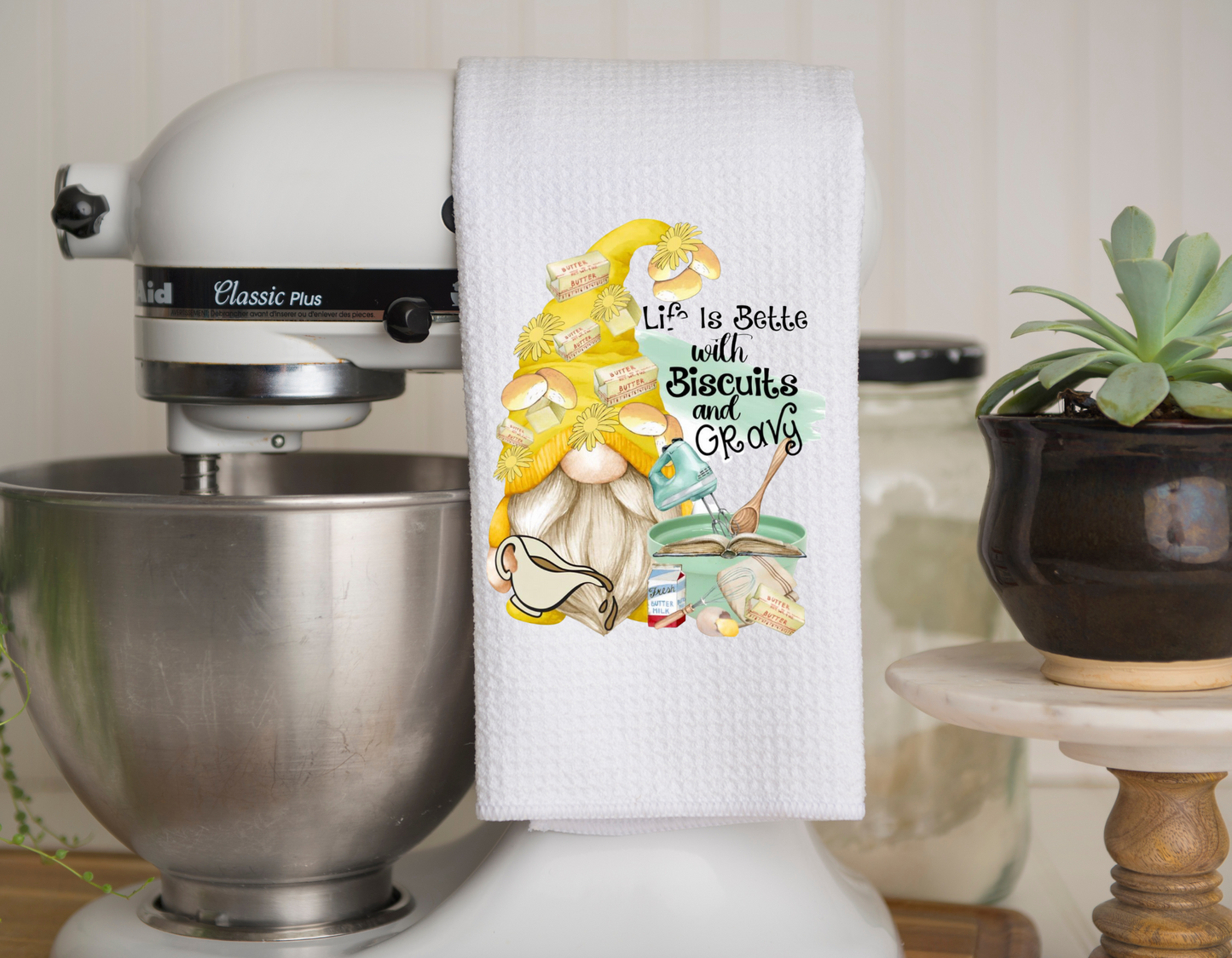 Life is Better with Biscuits & Gravy Kitchen Towel