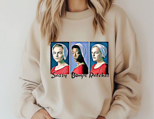 Sassy Bougie Rachet Crew Sweatshirt