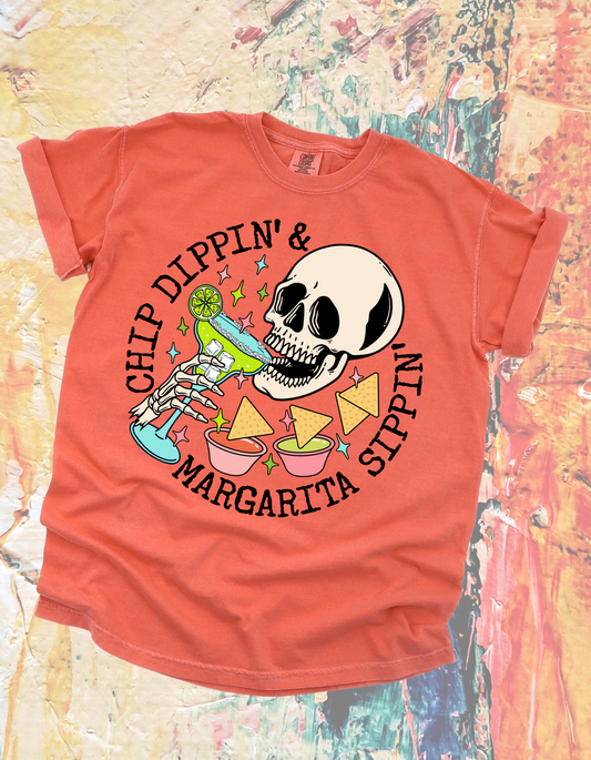 Chip Dippin & Margarita Sippin T Shirt