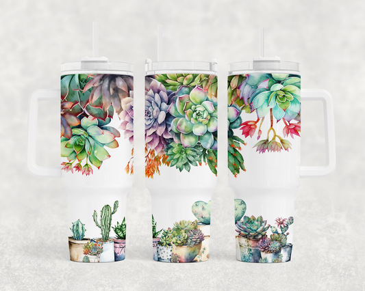 Succulent 40 oz Tumbler