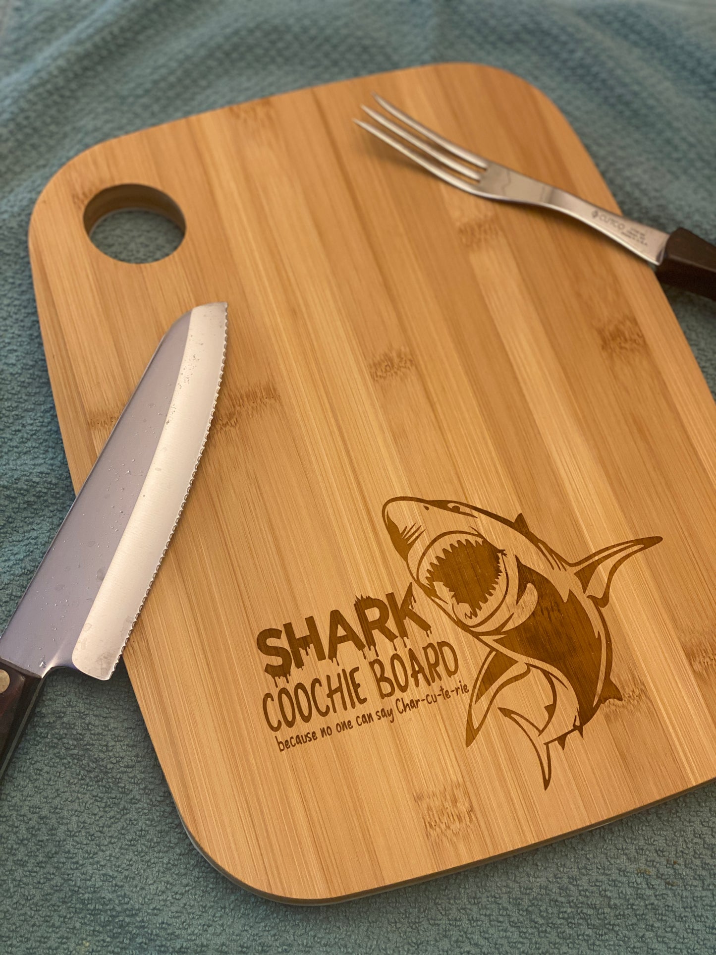 Shark Coochie Cutting Board
