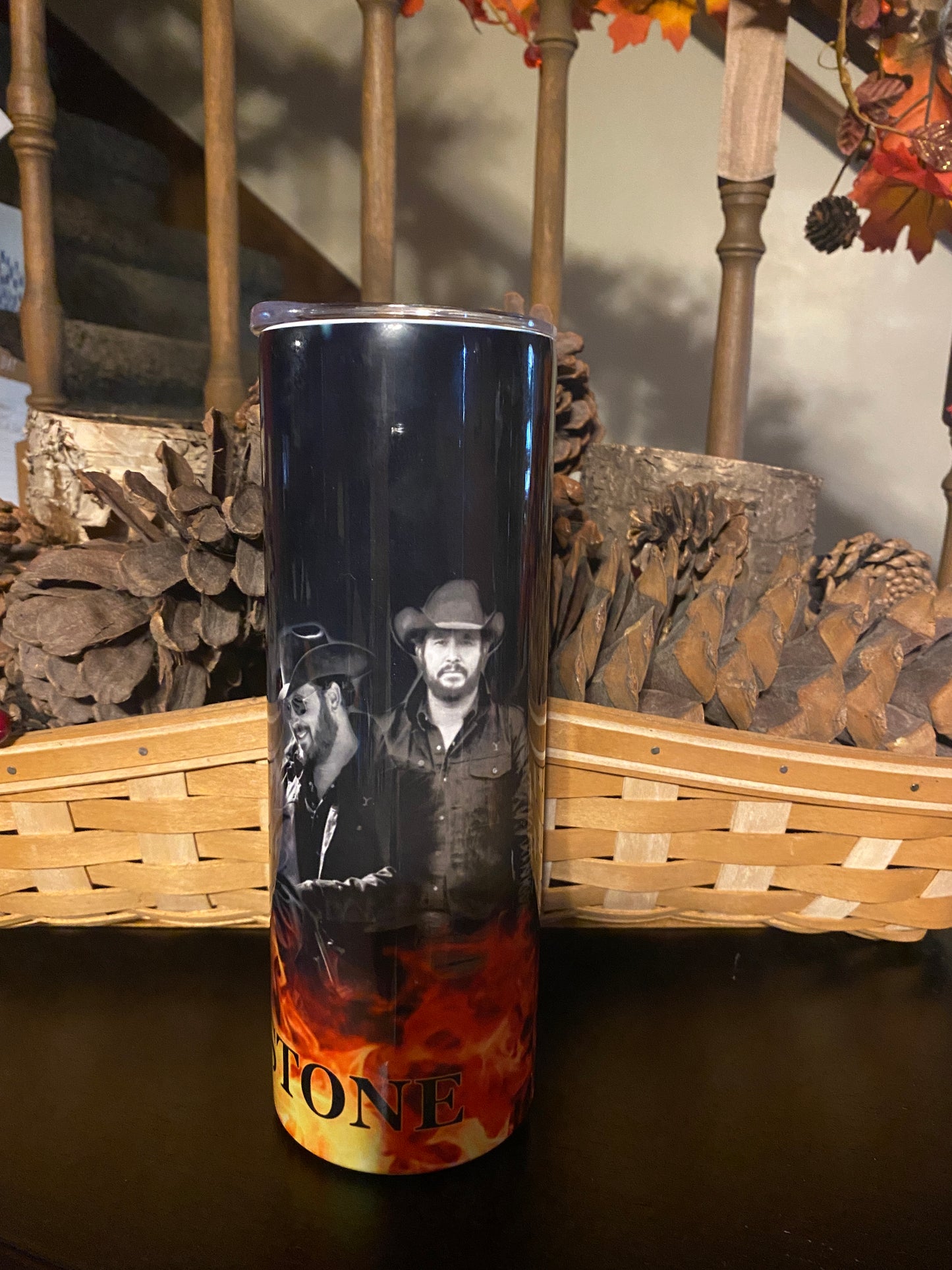 Rip is on Fire!! 20 oz Skinny Tumbler