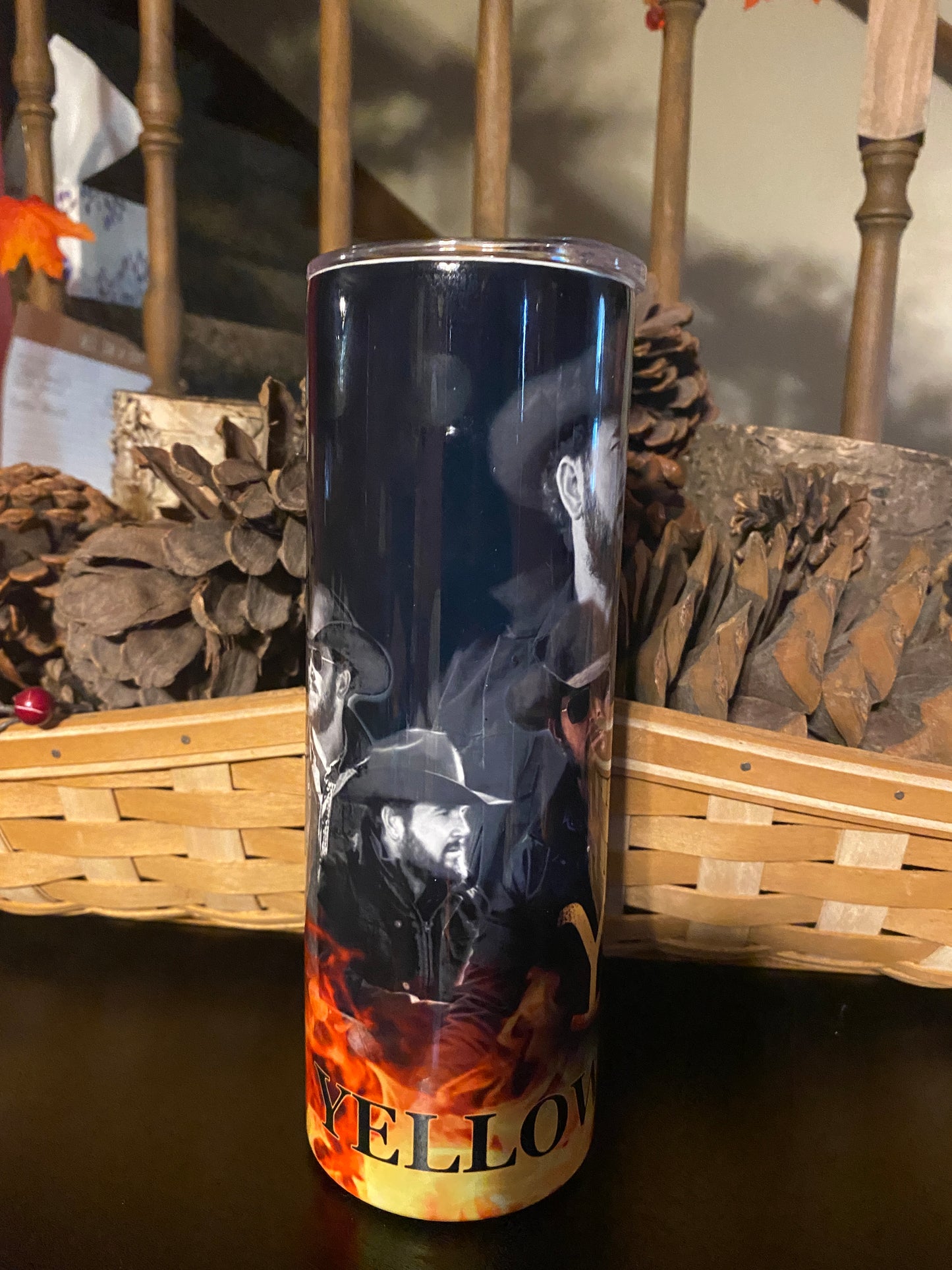 Rip is on Fire!! 20 oz Skinny Tumbler