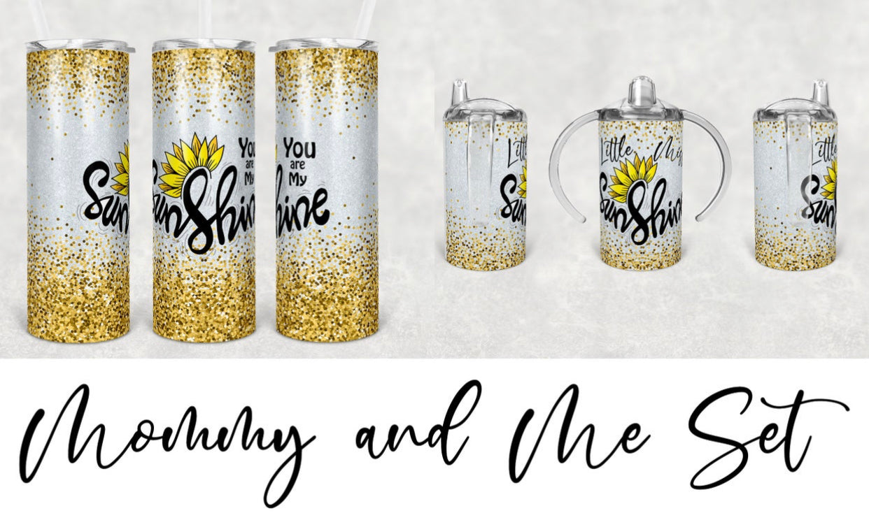 You Are My Sunshine Mommy and Me Tumblers