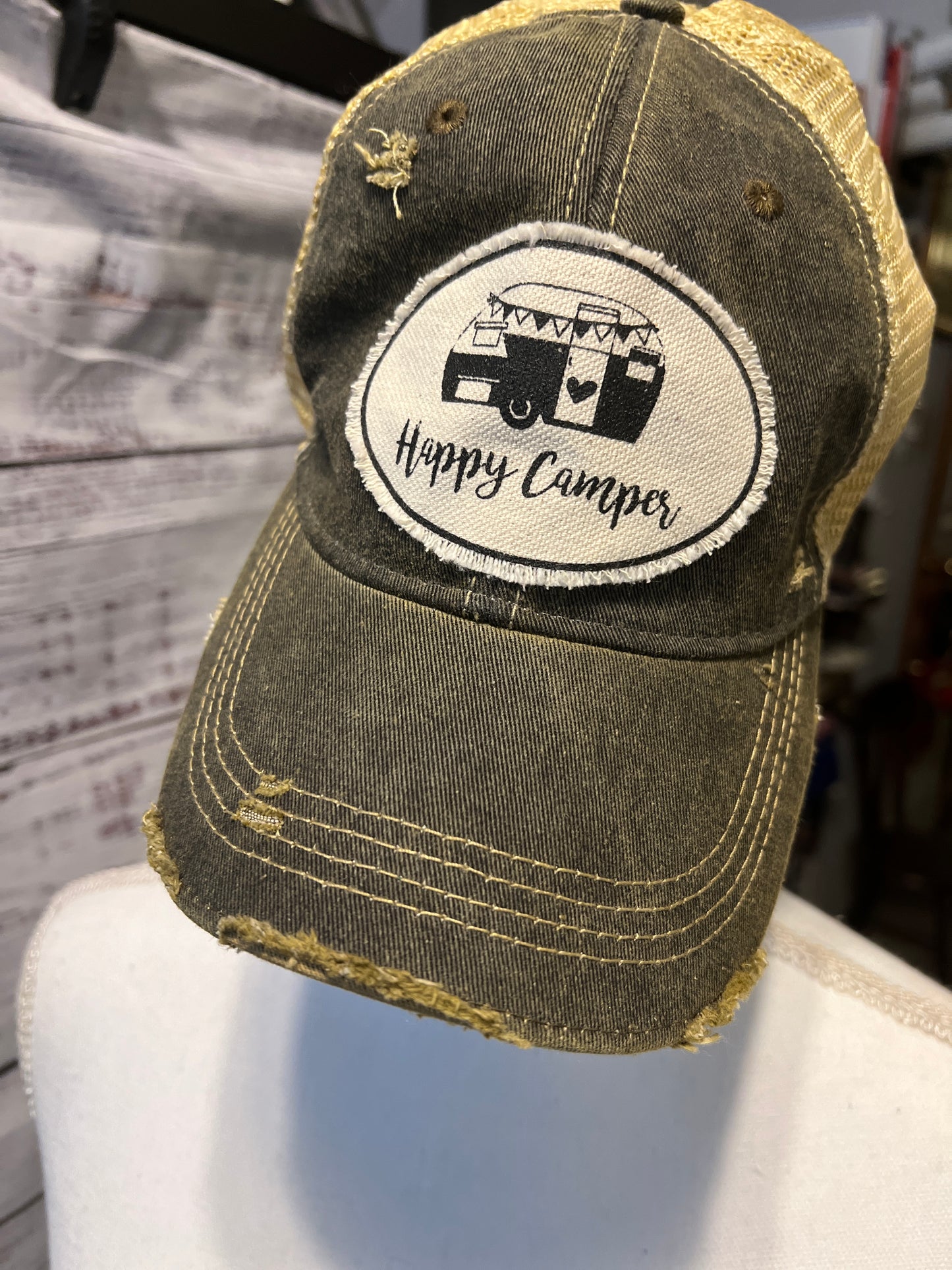 Happy Camper Baseball Cap