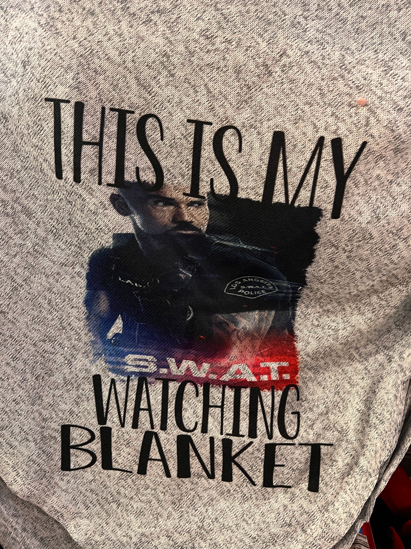 This is My SWAT Watching Blanket