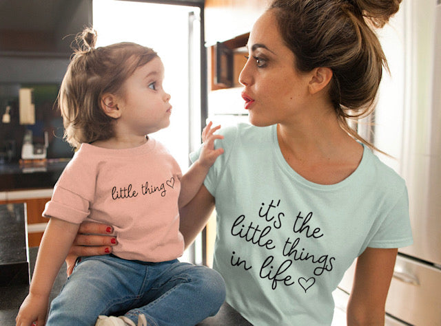 Its the Little Things.. Mommy & Me T Shirts