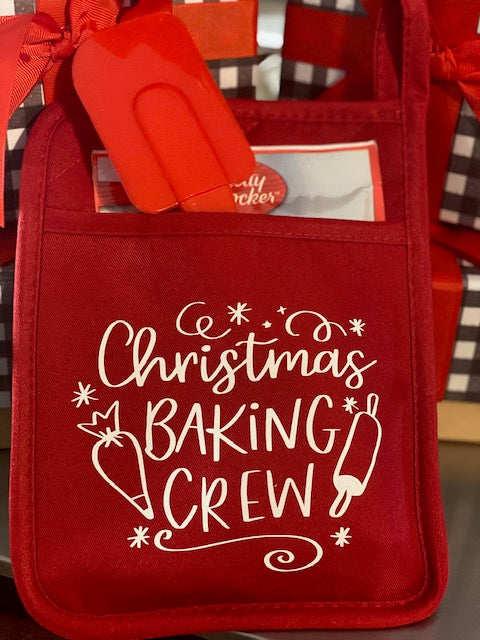 Christmas Baking Crew Potholder Set