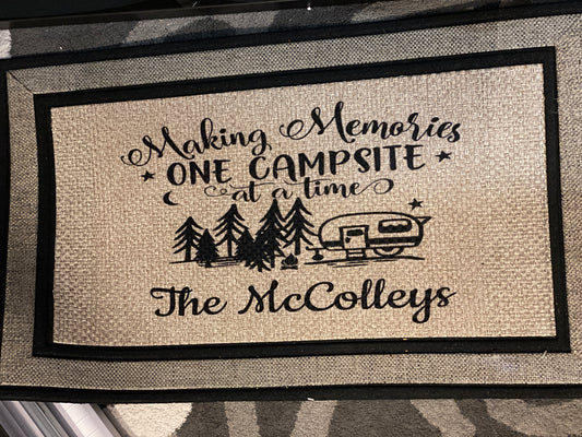Making Memories One Campsite at a Time Doormat