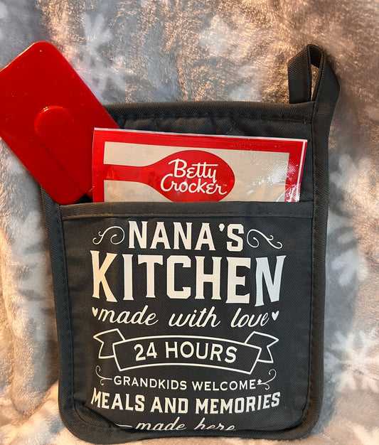 Nana's Kitchen Potholder Gift Set