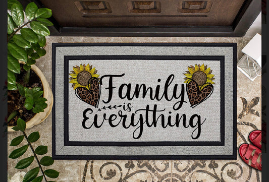 Family is Everything Doormat