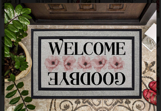 Welcome Goodbye Doormat