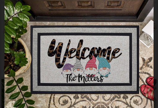 Welcome Gnomes Doormat