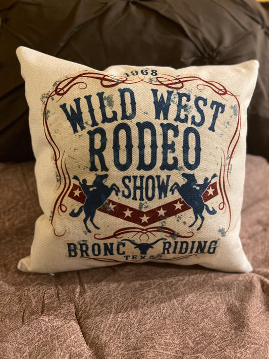 Wild West Show Decorative Pillow
