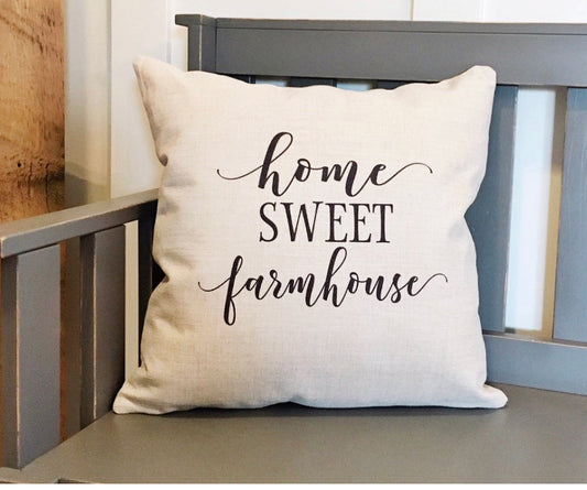 Home Sweet Farmhouse Pillow