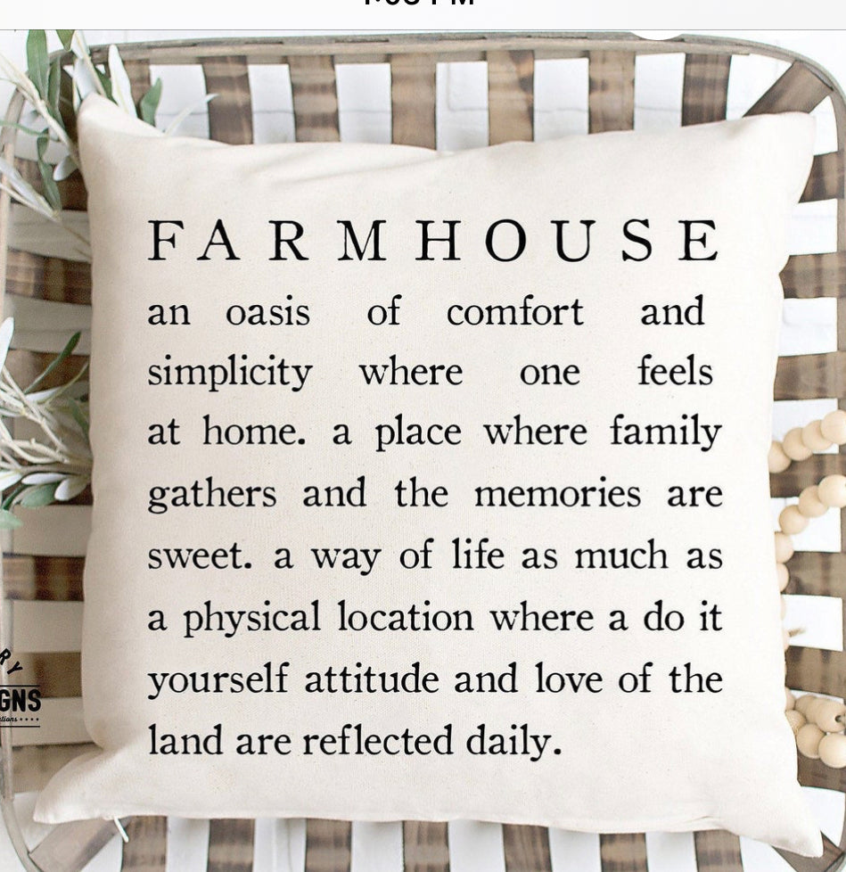 Farmhouse Definition Pillow