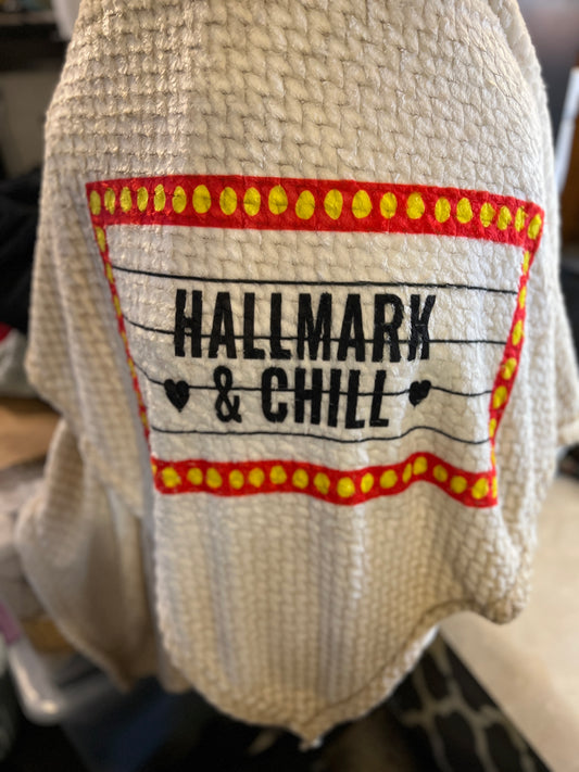 Hallmark & Chill Ombre Plush Blanket