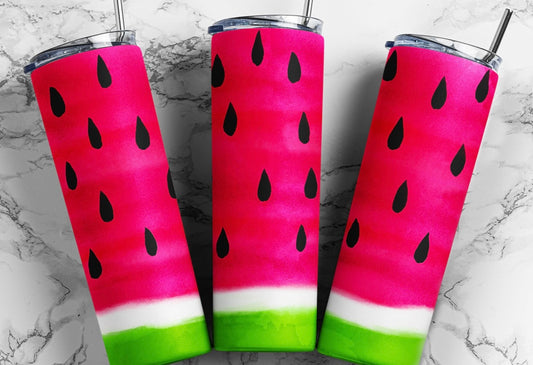Watermelon 20 oz Skinny Tumbler