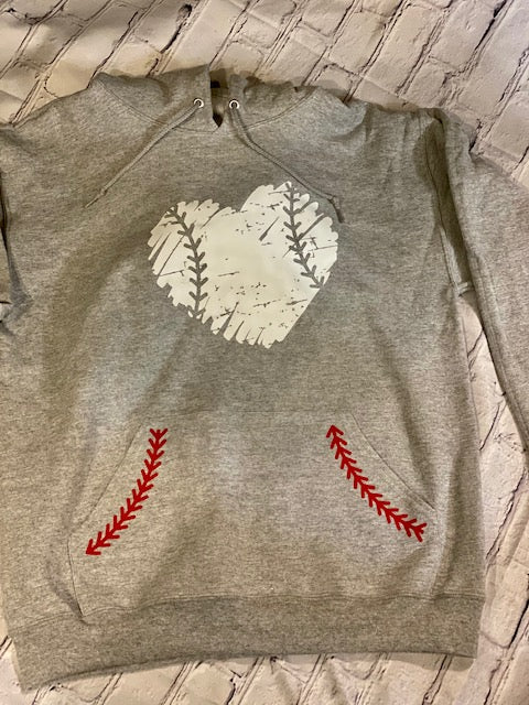 The Heart of Baseball Hoodie