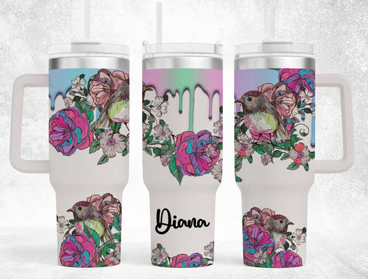 Drips of Color 40 oz Tumbler