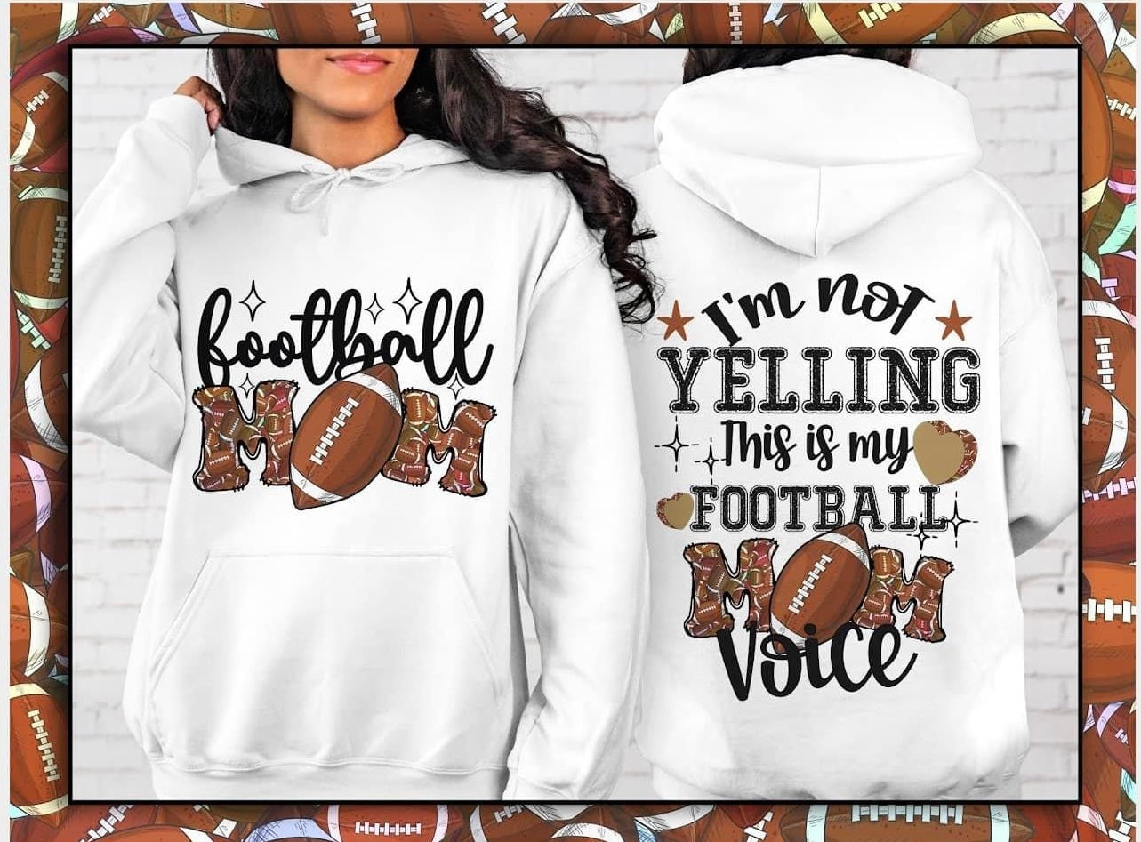 This is My Football Voice Hoodie