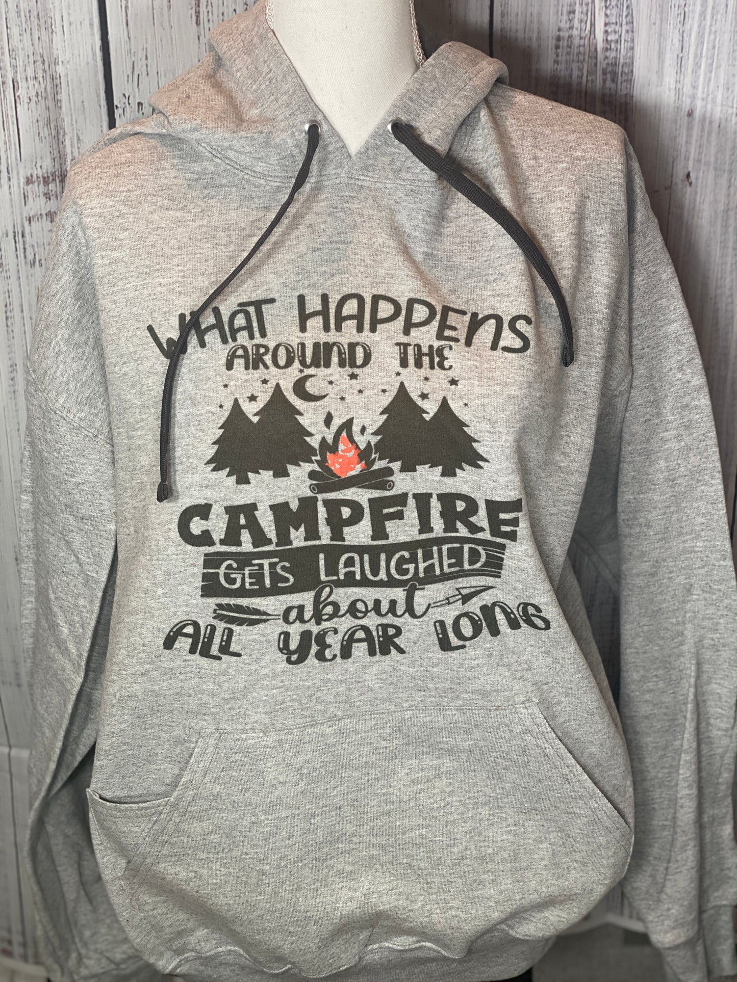 What Happens Around the Campfire,, Hooded Sweatshirt