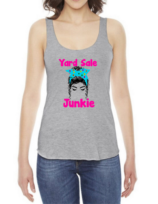 Yard Sale Junkie Racer Back Tank Top