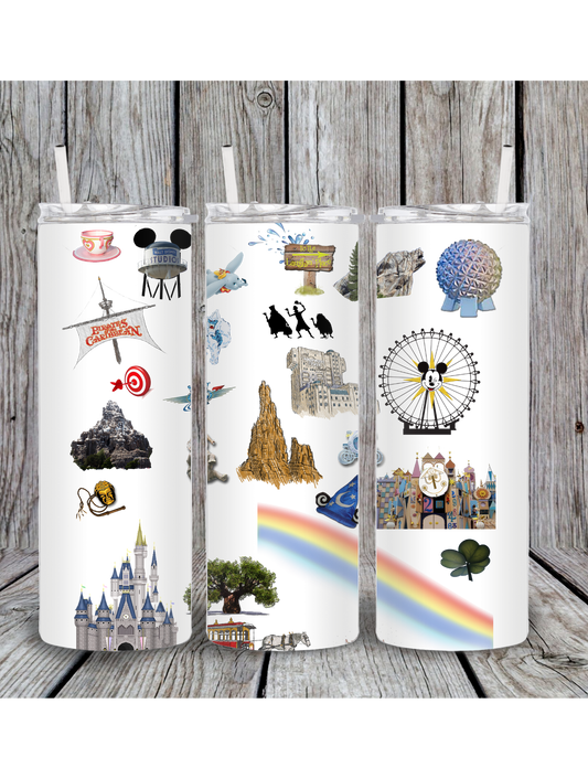What's you Favorite Ride 20 oz Skinny Tumbler